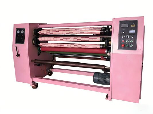 High Precision Tape Roll Slitter Pneumatic Tension Control For OPP Soundless Tapes