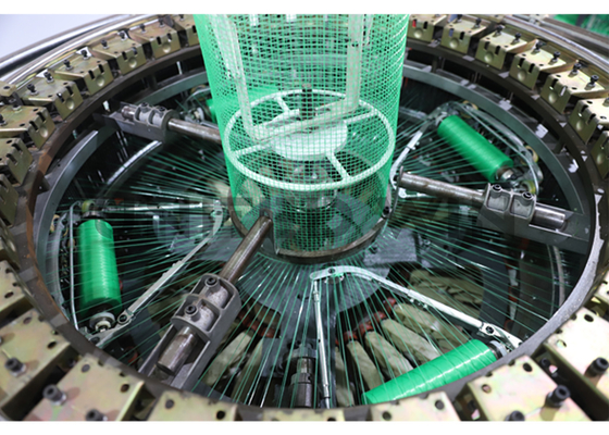 Four Shuttle small circular loom of leno bag for vegetable package