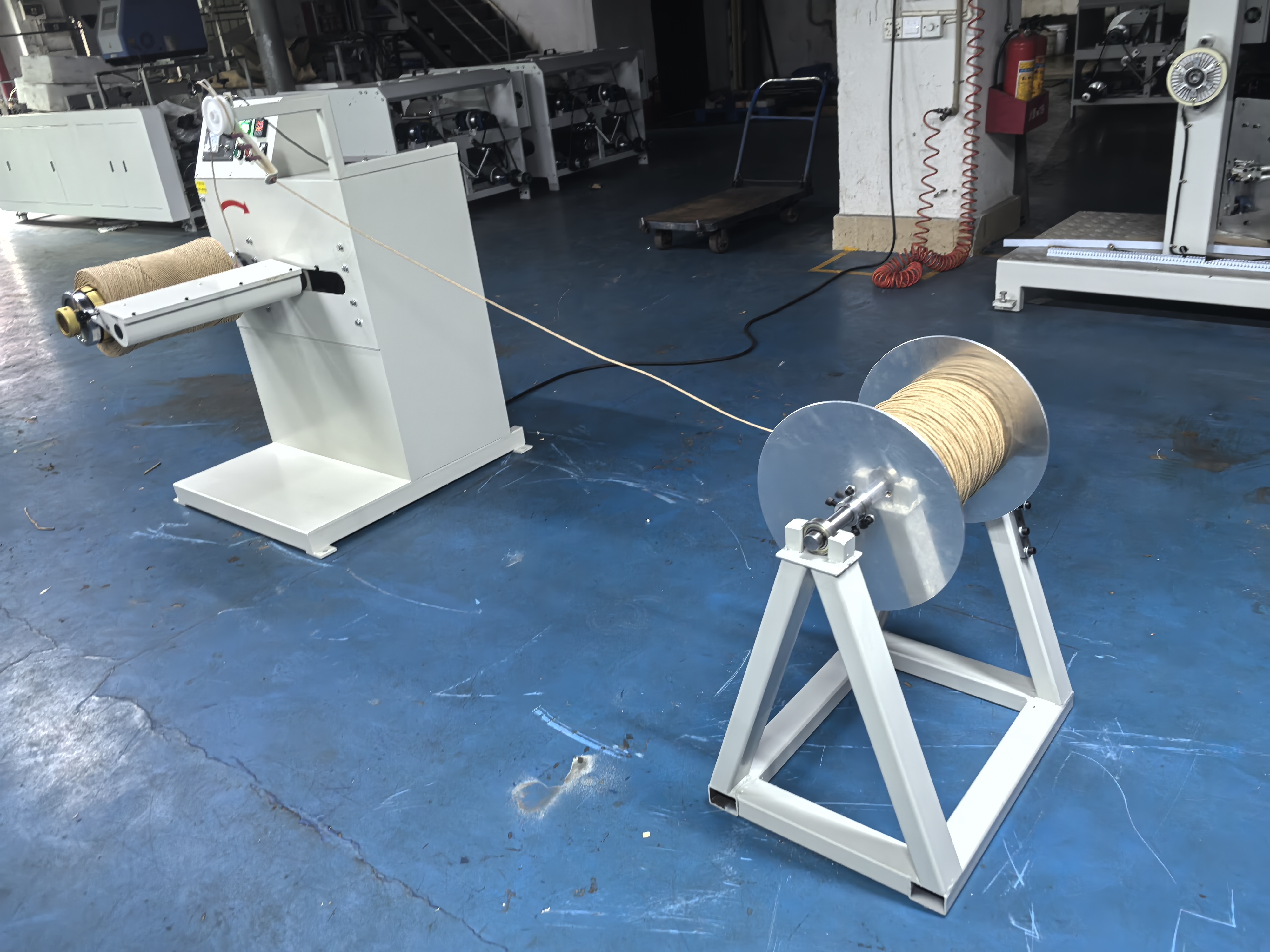 400F Paper Rope Rewinding Machine Easy Operation Reliable Performance