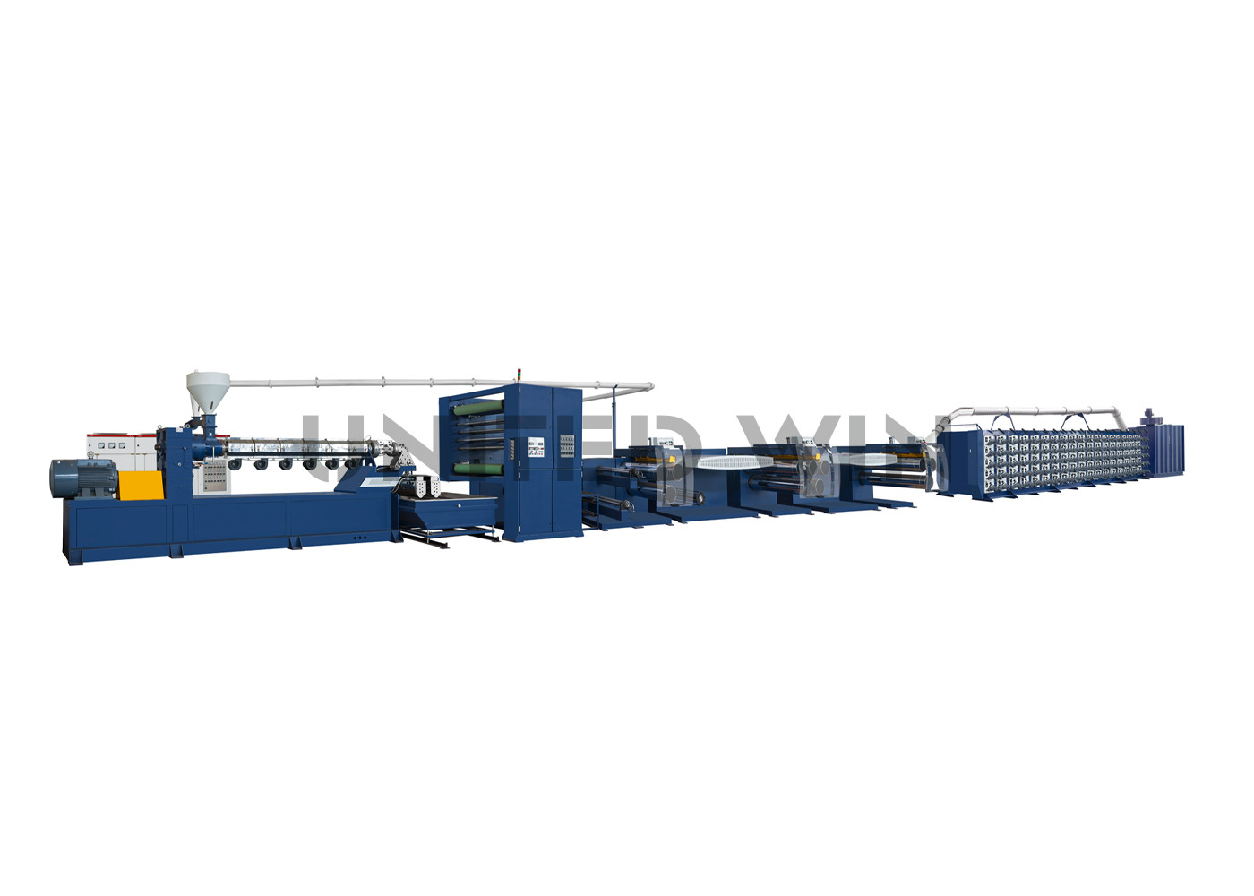 PP Flat Yarn Making Machine For Woven Cement Bag Container Bags Tape Extrusion Line 380KW